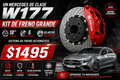 Kit de Freno Grande 6 Pistones para Mercedes-Benz W177 | Delantero | Rines de 18"