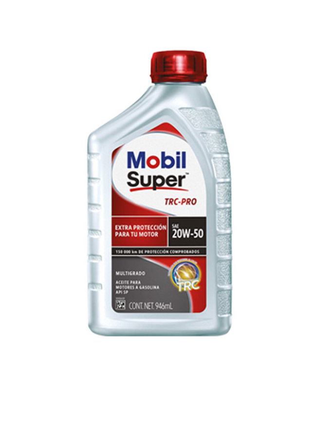 Aceite Sintético 20W-50 Super TRC PRO, 1 QT, MOBIL
