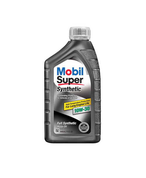 Aceite 10W-30 Super Synthetic, 1 QT, MOBIL