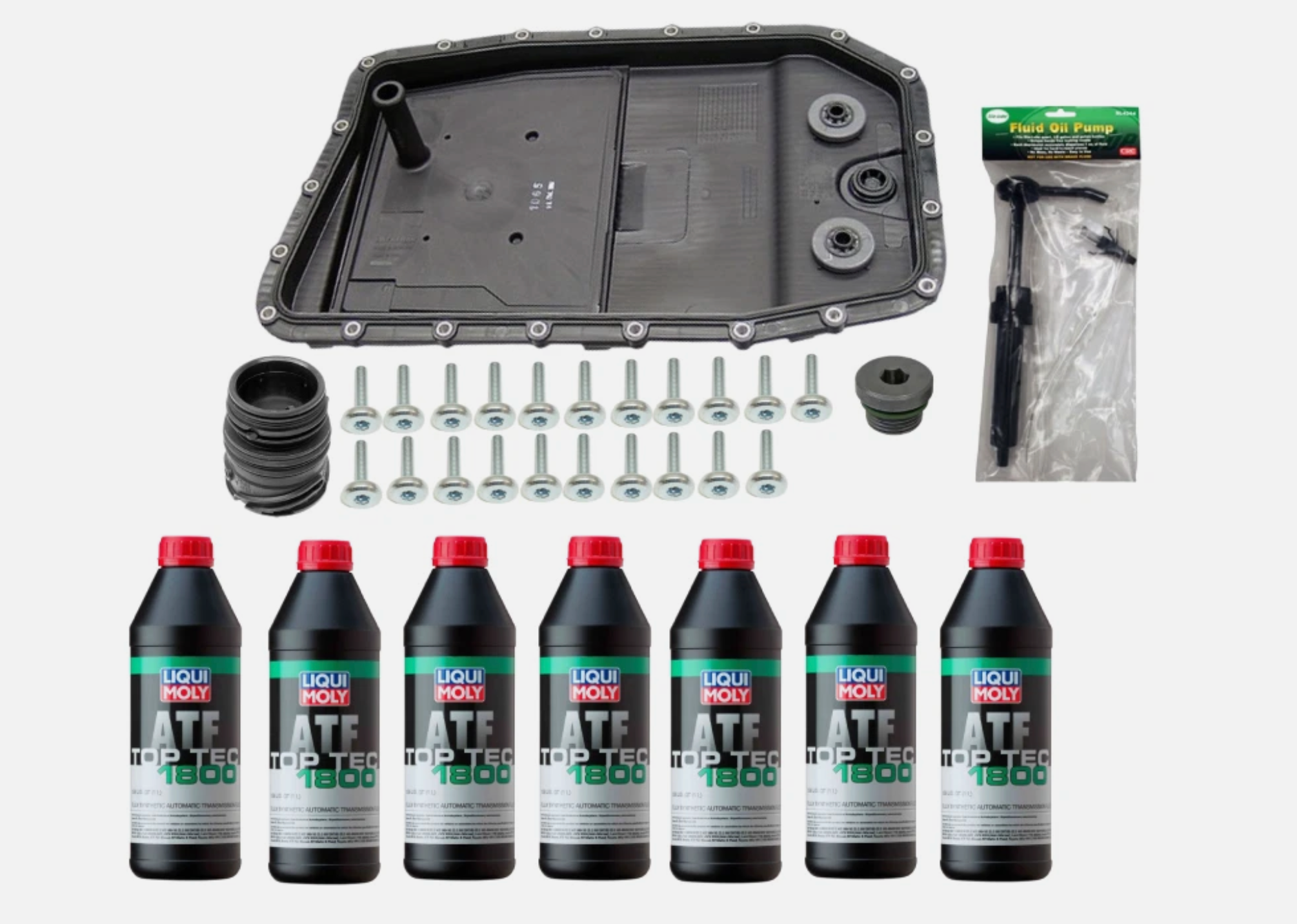 Kit de filtro y cárter de aceite de transmisión automática + 7L ATF para LAND ROVER LR3 Range Rover (Sport)