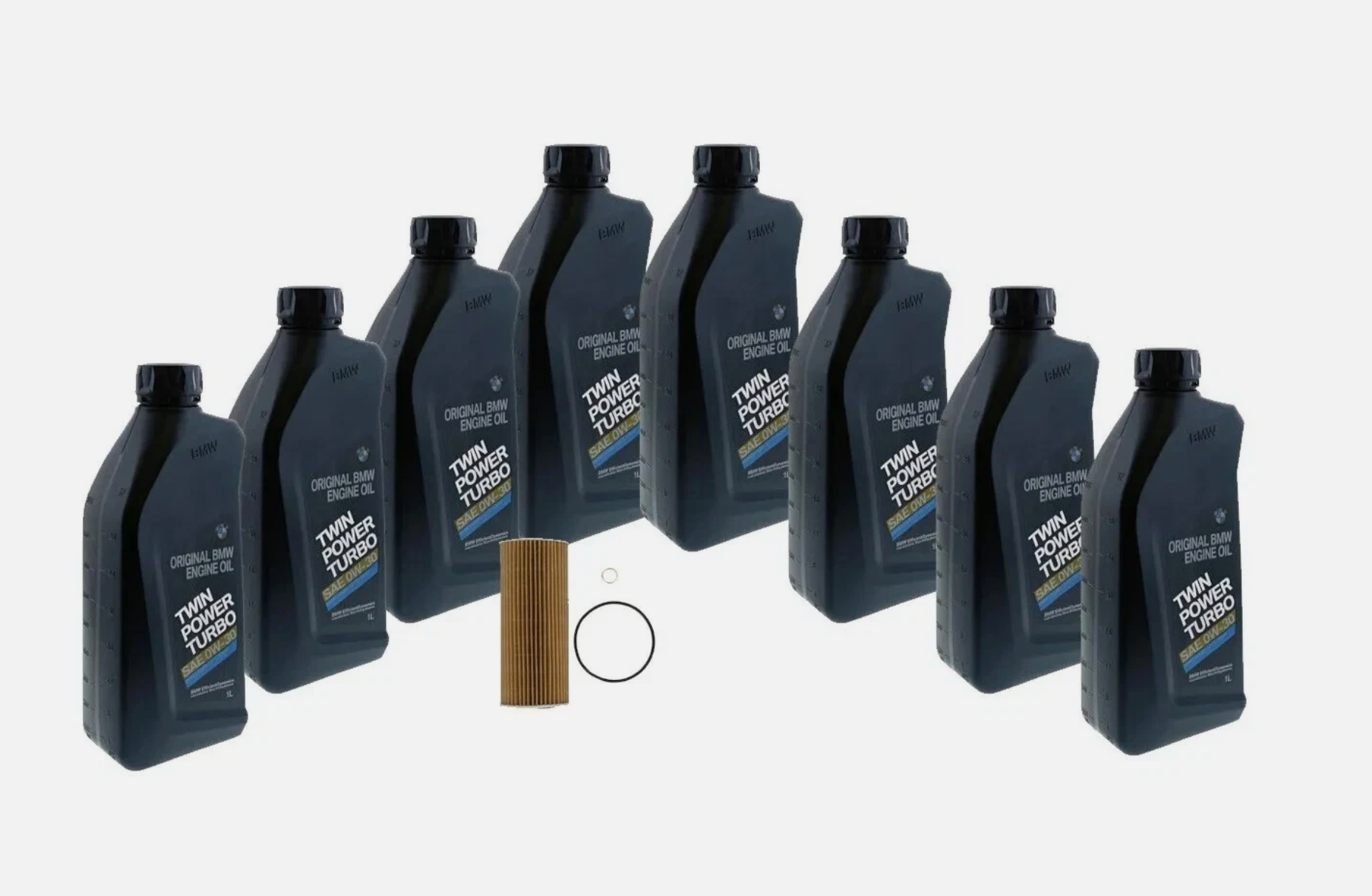 Kit de cambio de aceite de motor genuino 0W-30 8 litros para BMW E70 X5 xDrive35d E90 335