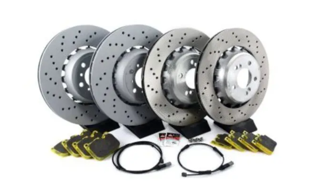 Kit de Servicio de Frenos de Alto Rendimiento Delanteros y Traseros