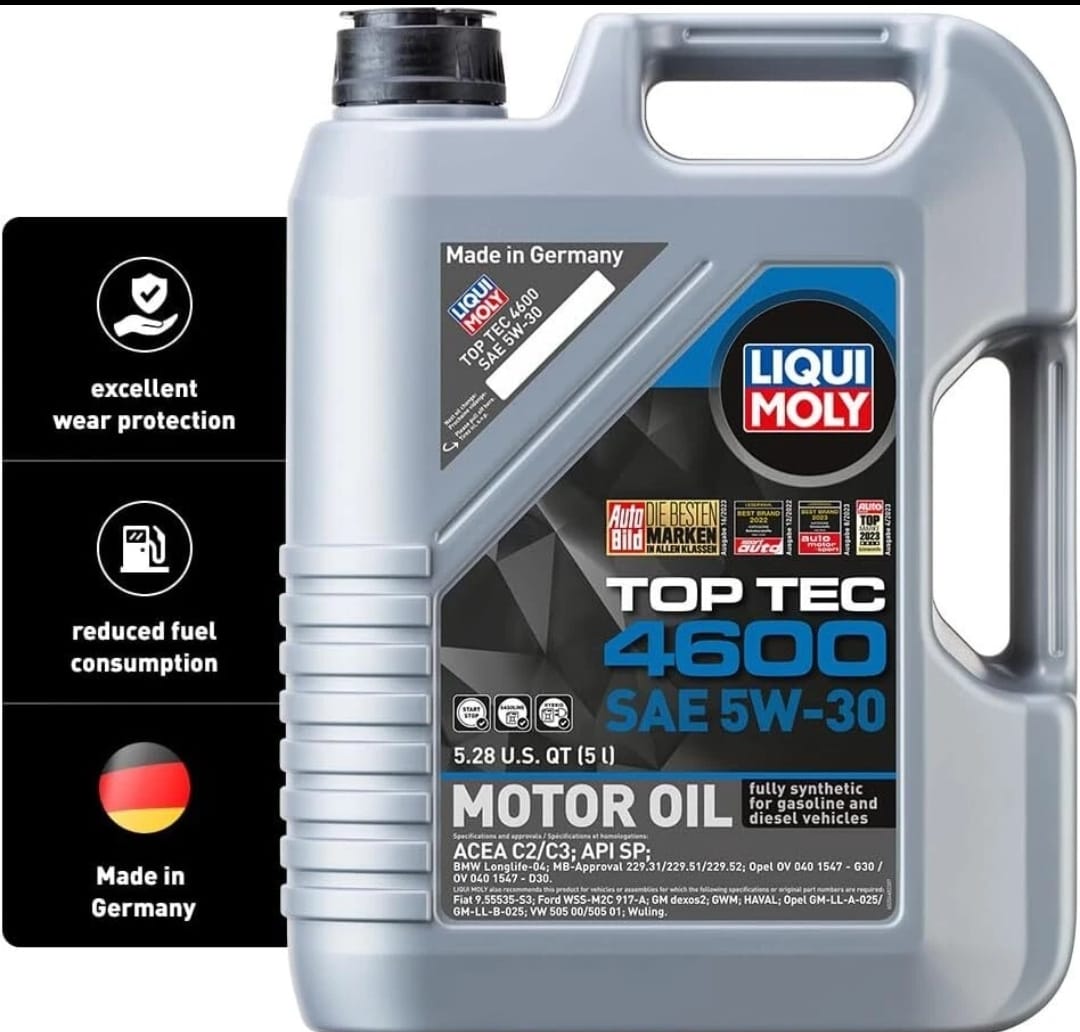 ★ Kit de cambio de aceite 8 litros Liqui Moly 5w-30 Top Tec 4600 BMW LL-04 diésel M57