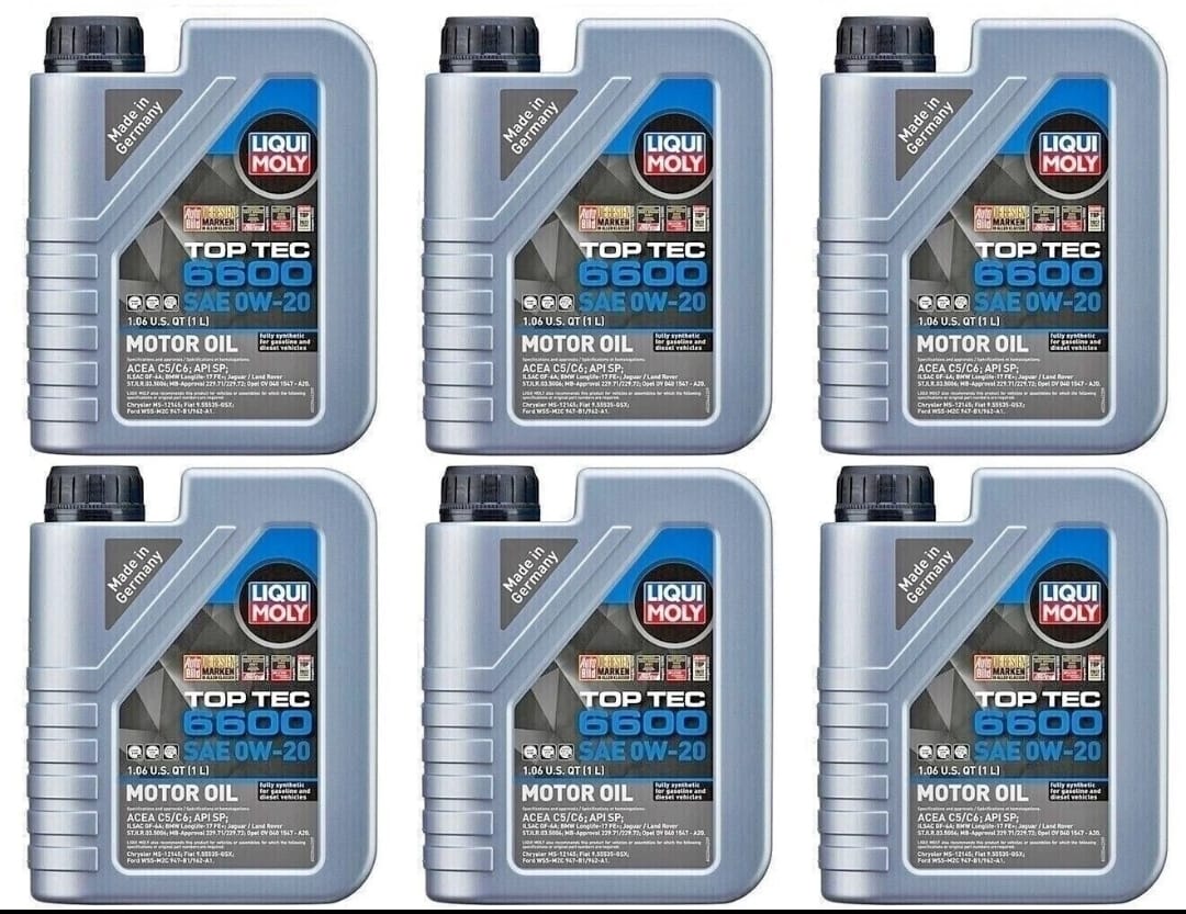 Kit de cambio de aceite 6L Liqui Moly 0W-20 Top Tec 2.0L BMW Z4 230i 430i B46 B48