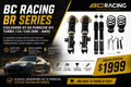 🛠️ BC Racing BR Series Coilovers – Porsche 911 Turbo / C4 / C4S 1997–2005 (996 AWD)